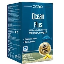 Ocean Plus 1200 mg Omega 3 50 kapsül Balık Yağı 04/2022