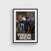 Prison Break Dizi Posteri Tablo Çerçeveli Poster Duvar Dekorasyonu Siyah Çerçeveli Tablo Siyah Çerçeveli Tablo Dn11d554sıyah