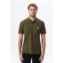 AR-MA Arma Erkek Regular Fit Baskılı % 100 Pamuk Pike Polo Yaka Tişört Y29374354902 Haki