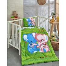 Komfort Home V19 %100 Pamuklu Silikon Elyaf Bebek Yorgan Seti