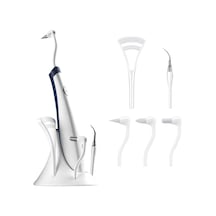 Dofolink Beyaz 5 İş Kafalı Dalga Işık震动lu Ev Kullanıma Uygun Portatif Elektrikli Diş Bakımı Aleti Temizleyici Beyaz