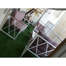 Yeşil Protokol Halı Özel Kesim Kaymaz Tabanlı Balkon Halısı (428912884)