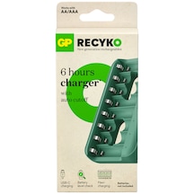 Gp E822 Usb Pilsiz Şarj Cihazı 8 Adet Aa Ve/veya Aaa İçin