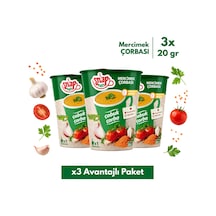 Snap Eats Hazır Çorba Bardakta Mercimek Çorbası 20 Gr 3'lü Avantaj Paketi
