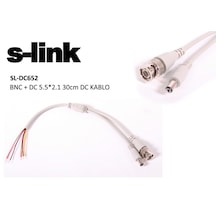 S-Link Sl-Dc562 Bnc+Dc5.5*2.1 0.30 Cm Dc Kablo