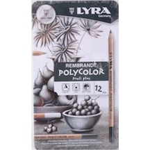 Lyra Rembrandt Polycolor Gri Tonlar Kuru Boya 12 Renk