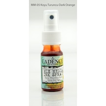 Cadence Mix Media Ink Sprey Mürekkep Boyası 25Ml - Mm05 K.Turuncu