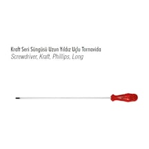 İzeltaş Kraft Yıldız Tornavida 6x500Mm Ph2 4120186500