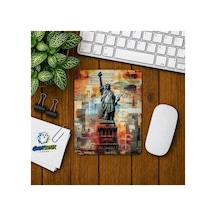 Özgürlük Heykeli Baskılı Oyuncu Mousepad 0220