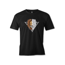 Aslan Triangle Siyah Erkek Tshirt