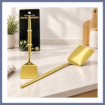 Bezos Altın Renk Metal Servis Spatula Dlra