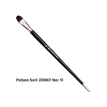 Pebeo 200Kf Seri Sentetik Kedi Dili Fırça No 18