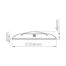 32 Watt 12 Volt Ledli Havuz Lambası Mavi Sıva Üstü 32w 12 Volt