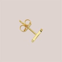 Goldkupe 14 Ayar Altın I Harf Küpe 0,33 Gr-1366
