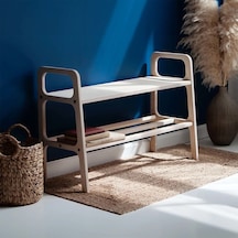 Woodesk Mirage, Ahşap, Ayakkabılık, Natural Renk, 100x65 Natural