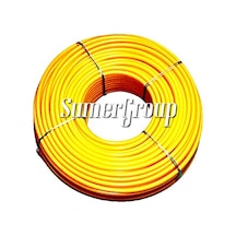 6X8 Polietilen Pe Pnömatik Hortum Sarı 100M