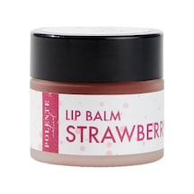 Natural - Çilekli Lip Balm - Nemlendirici Dudak Kremi 10 Ml
