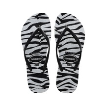 Havaianas Havaıanas Slim Animals Glitter Siyah Kadın Parmak Arası Terlik 4147852-0090 Çok Renkli