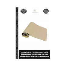 Özel Üretim Antrenman Hareket Sunum Plm-200 Pilates & Kamp Minder Ebad 50x150x0,6cm Pudra Pembe