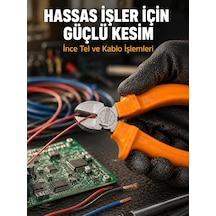 Ergonomik Saplı Hassas Kesim Sunan Dövme Çelik Yan Keski - Lisinya