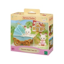 5432 Sylvanian Families, Kulaklı İkiz Tşan Bebek, +3 Yaş Çok Renkli