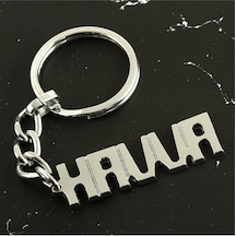 Havva - 917 - - Nazblsmm - İsimli Anahtarlık Çok Renkli