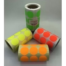 30mm Neon Etiket Sarı 1.000 Li Yeşil Diğer