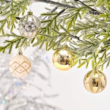 Karaca Home New Year Yeni Yıl Goldy Yıldız Başlıklı 21 Parça Ağa