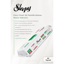 Arap Sabunu,çamaşır Suyu, Beyaz Sabun Katkılı 4 Xl Yer Temizlik Havlusu 50 Yaprak Ve Rosıe Pamuk