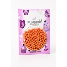 Dr. Gusto 4 Mm Turuncu Boncuk Pasta Süsleme Şekeri