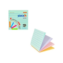 Hopax Stickn 76x76 Magıc Çiz. 4 Pastel Renk 100 Yp