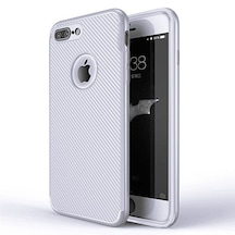 Fitcase Iphone 7-8 Plus Carbon Desen Arka Kapak Gri 187830418