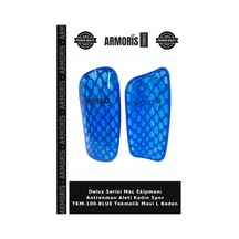 Delux Serisi Maç Ekipmanı Antrenman Aleti Kadın Spor Tkm-100-blue Tekmelik Mavi L Beden