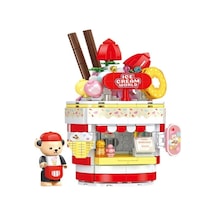 P881202 Panlos Teddy Dondurma Salonu 369 Parça Block Oyuncak