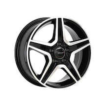 Pro 16 İnç 5x112 Et35 Siyah Jant Takımı J-6104