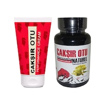 Natural Çakşır Otu Gecikmeye Büyütmeye Sertleşmeye 3 Etki Kremi + Gücünüze 60 Lı Çakşır Otu Kapsülleri