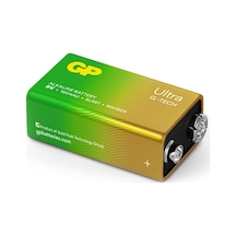 Ultra Alkalin 9v - 6lr61 Boy 9v Pil Tekli Kart