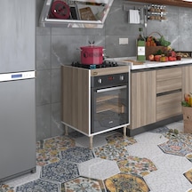 Kenzlife Ankastre Modülü Kabini Lev Yaşin Crd 89-81 60 56 Fırın Ocak Dolabı Ayarlı Ayaklı