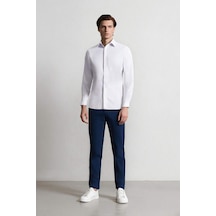 DeFacto Tailored Fit Normal Kesim Düz Paça Her Yöne Esneyen Yazlık Kumaş Pantolon -  C7508AX25SPIN208