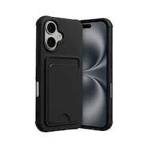 Mey İthalat Apple iPhone Uyumlu. 17 Kelvin Kartvizitli Silikon - Siyah