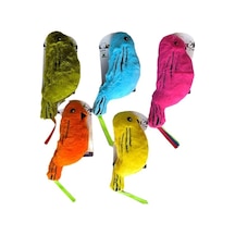 Catnipli Zilli Peluş Kuş Kedi Köpek Oyuncağı 8x30 Cm