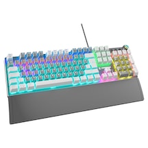 Rampage Kb-r28 Blade Plus Gri / Beyaz Gökkuşağı Mekanik Klavye