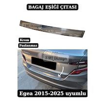 Fiat Egea Krom Bagaj Eşiği Çıtası Nikelaj Kaplama 2015-2025