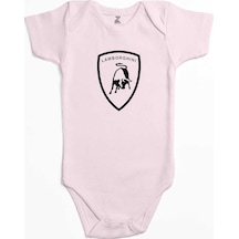 Zepplin Giyim Lamborghini Logo Black Pembe Bebek Body Zıbın