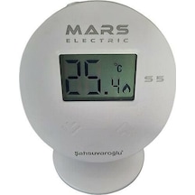 Mars S5 Beyaz Kablosuz Oda Termostadı