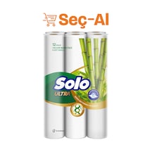 Solo Ultra Organik Bambu Özlü Havlu 12'li 3 Adet