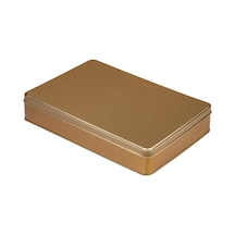 Gold Metal Kutu 26,5x17,5x4,5 Cm