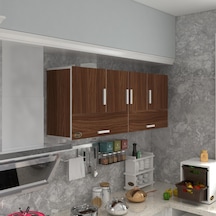 Kenzlife hazır mutfak general cvz 060*150*22 mutfak banyo dolabı kapaklı raflı