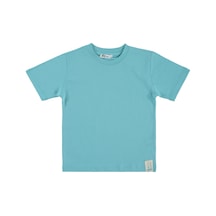 Civil Boys Basic Surf Etiketli 2-5 Yaş Tişört - Yeşil Koyu Mint