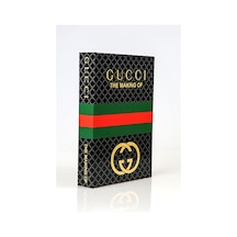 Gcci Kırmızı Yeşil Dekoratif Kitap Kutu
